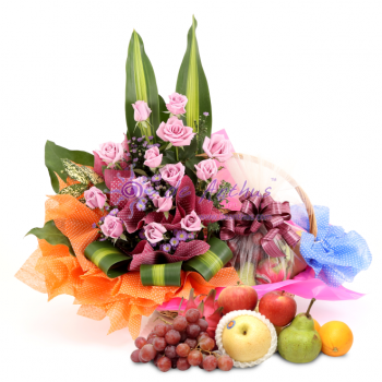 Flowers & Fruits Basket 