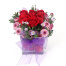 Rose Clear Vase Bouquet 