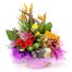Flower Basket With Fruits & Exclusive Chocolate 