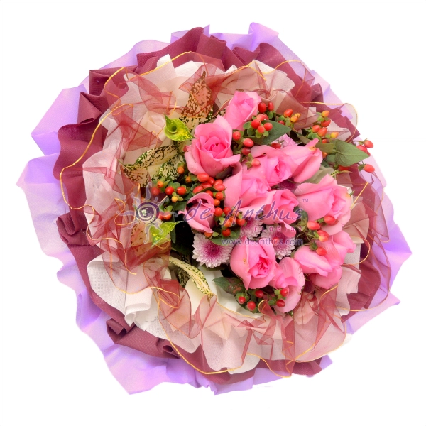 Rose Hand Bouquet EHB-03