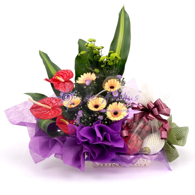 Flower & Fruits Basket FFB-26