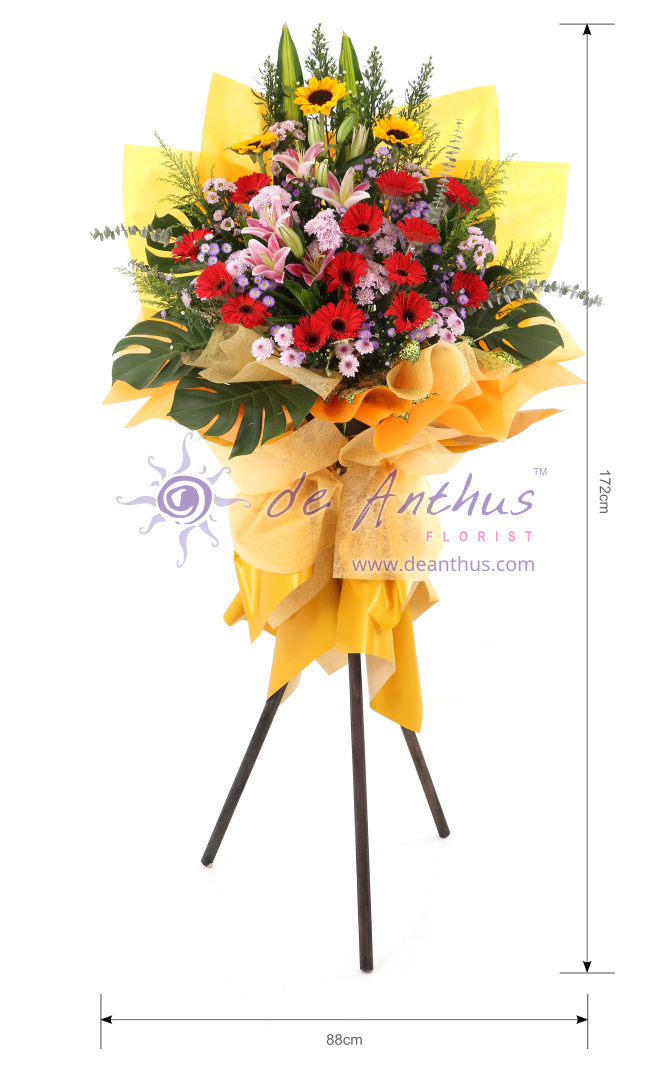 Congratulatory-Flowers-Tripod-Stand GOF-27