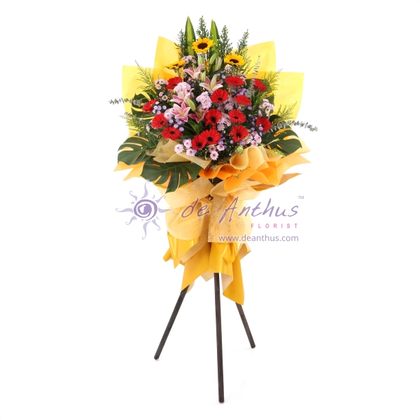 Congratulatory-Flowers-Tripod-Stand GOF-27
