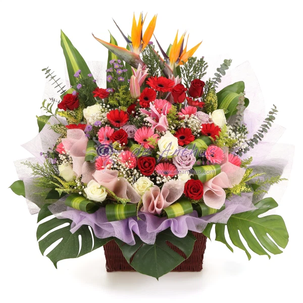 Elegant Harmony Flower Basket EFB-20