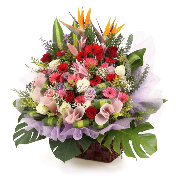 Elegant Harmony Flower Basket EFB-20 Elegant Harmony Flower Basket EFB-20