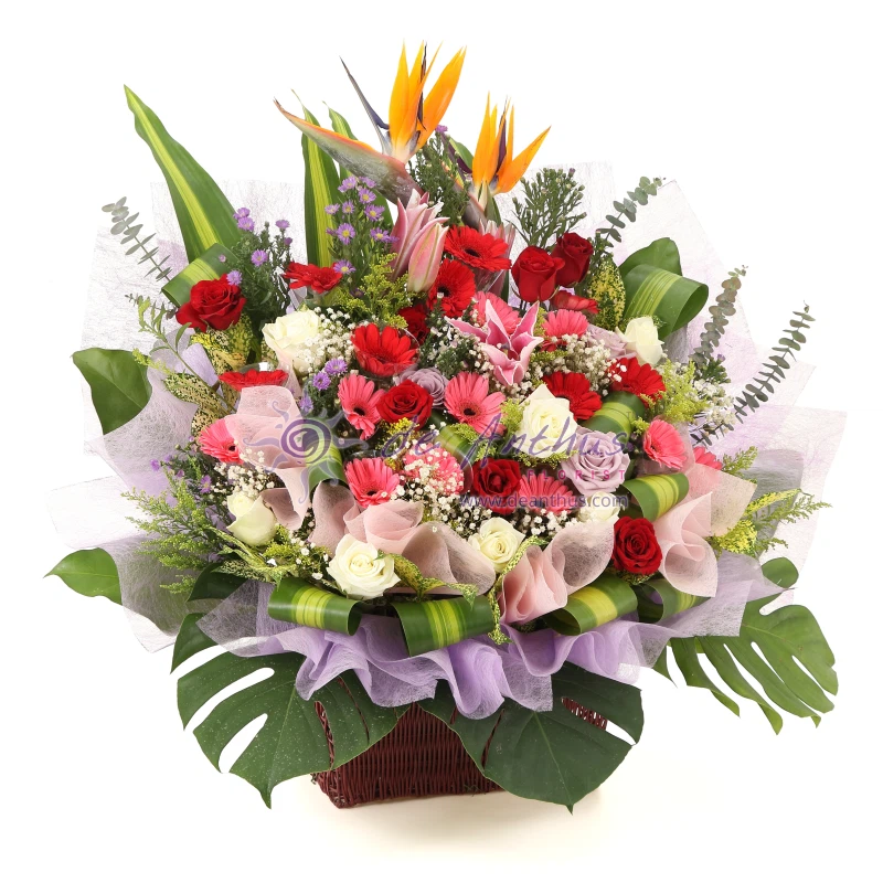 Elegant Harmony Flower Basket EFB-20
