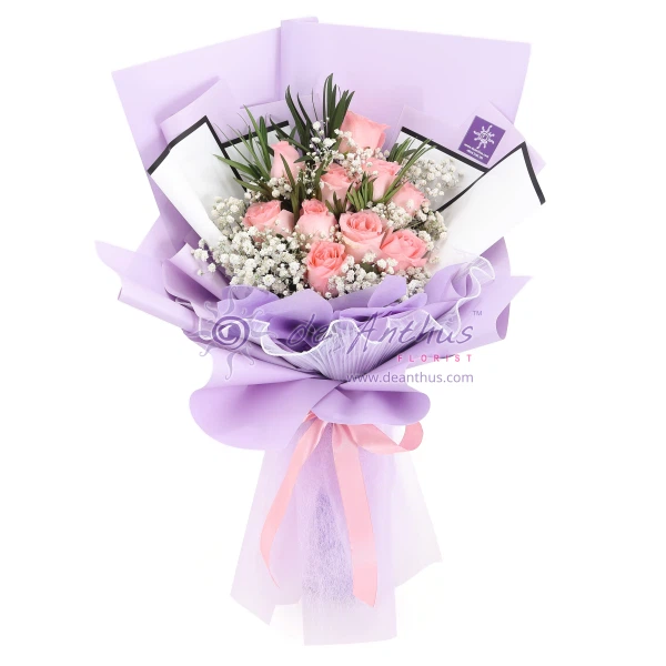 Pink Rose Bouquet EHB-19