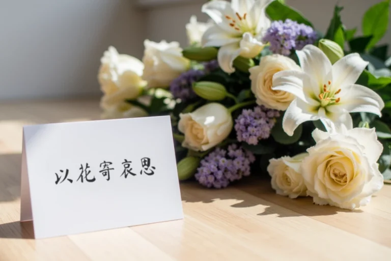 以花寄哀思：丧礼花圈悼念讯息撰写指南