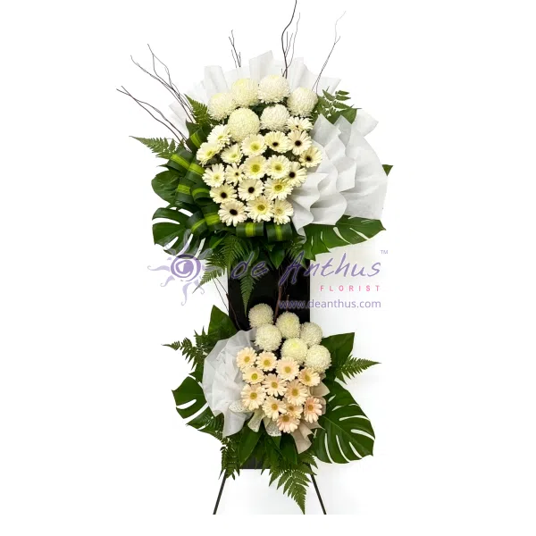 Double-Tier Funeral Flower Stand SYF-50